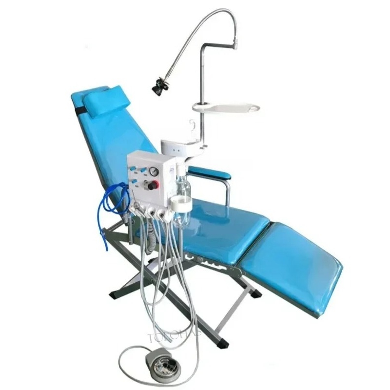 Medical Lab Chair - เก้าอี้พับได้แบบพกพาสำหรับคลินิก LHMC8 รุ่นหรูหรา พร้อมเครื่องปั่นลม