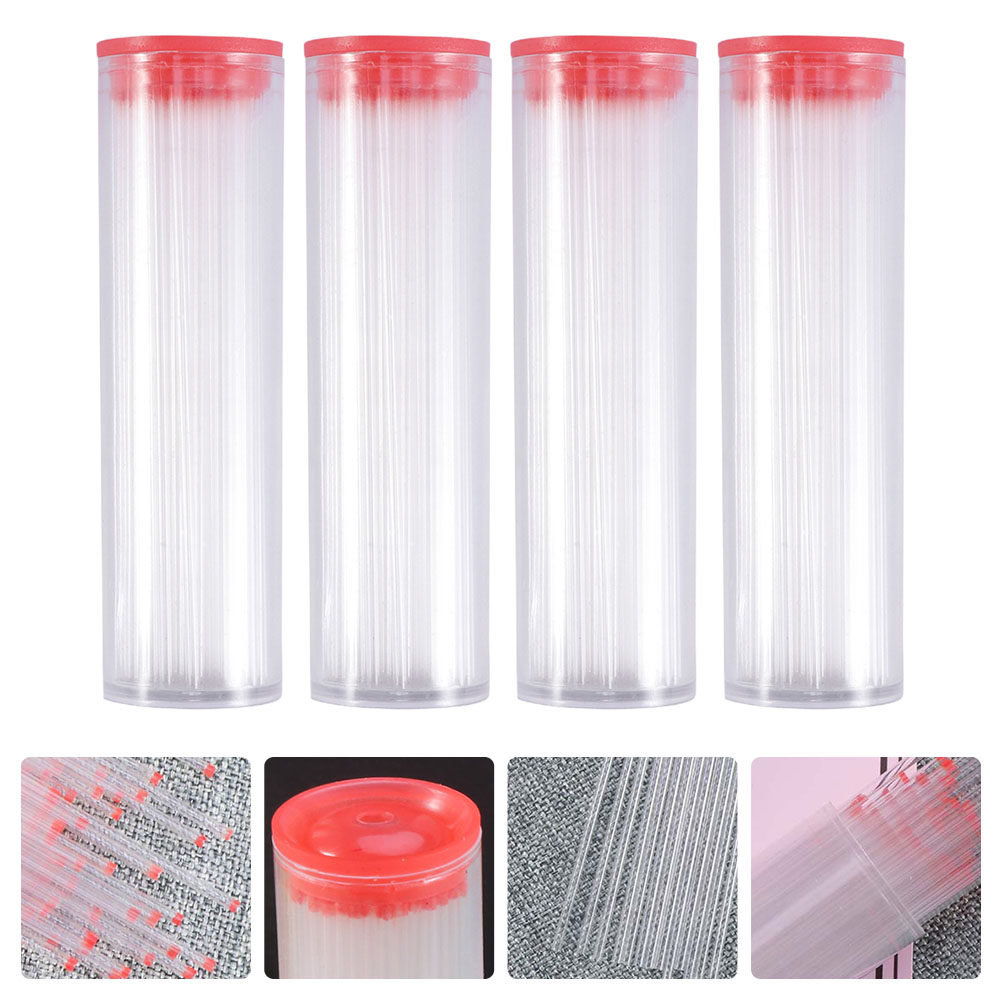 Blood Collection Tube - หลอดแก้วสำหรับเก็บตัวอย่างเลือดแบบไมโครเฮมาโตคริต น้ำหนักเบา 400 ชิ้น สำหรับการทดลองและเก็บตัวอย่างเลือด