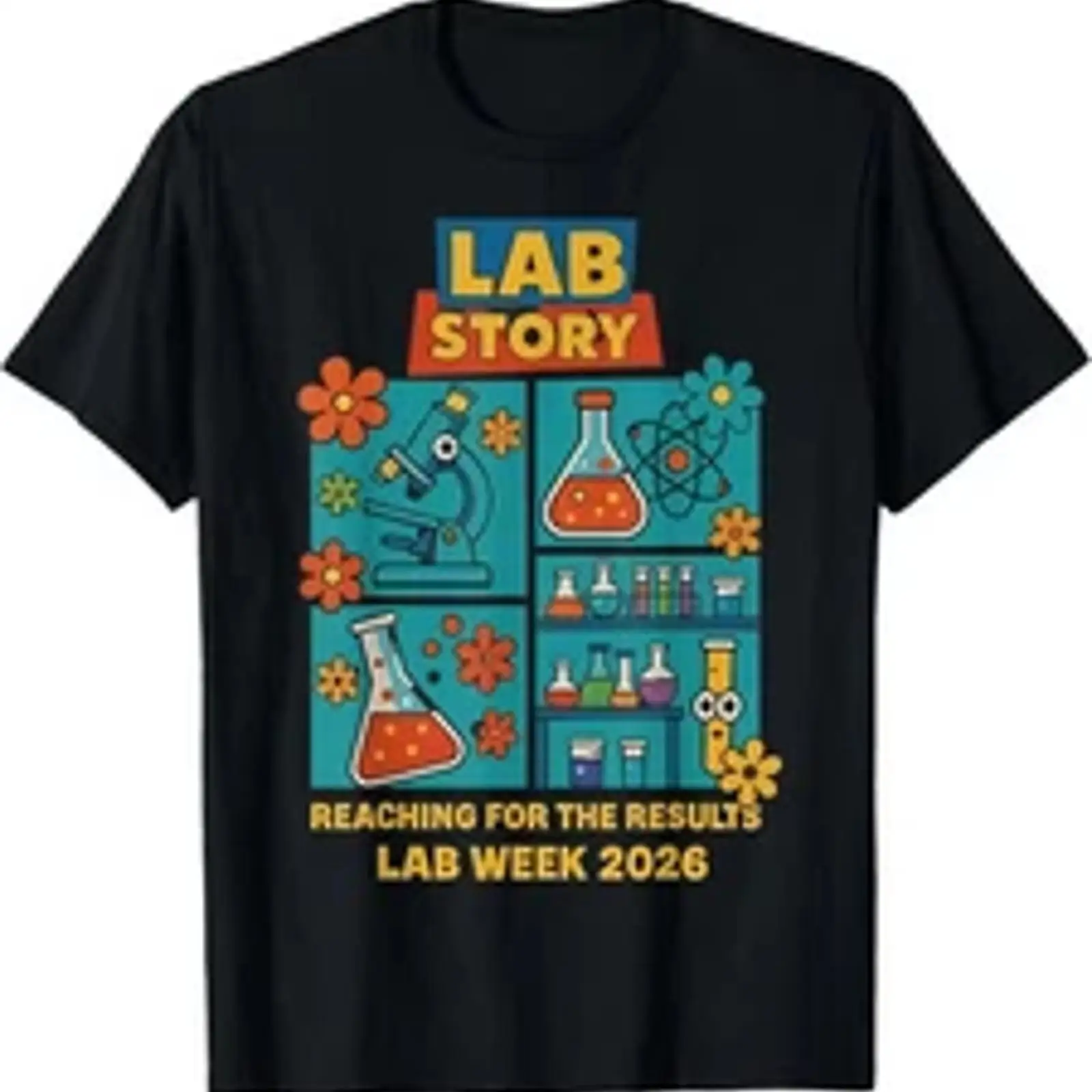 Medical Laboratory Technician - เสื้อยืดวันพักผ่อนวันที่ 2026 ของงาน Laboratory Week สำหรับช่างเทคนิคทางการแพทย์