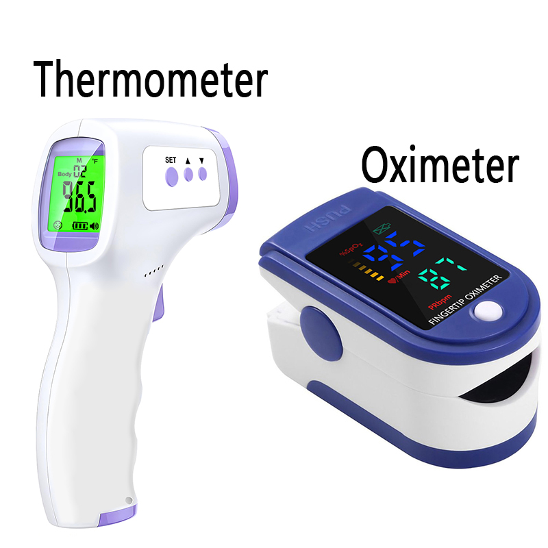Digital Thermometer Infrared - เครื่องวัดอุณหภูมิอินฟราเรดแบบดิจิตอล เครื่องวัดอุณหภูมิร่างกายแบบไม่สัมผัส หรือเครื่องวัดออกซิเจนในเลือดแบบพกพาทางการแพทย์