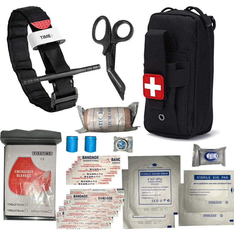 Medical Lab Kit - ชุดอุปกรณ์ช่วยชีวิตในเครื่องมือฉุกเฉินกระเป๋าทางการแพทย์อุปกรณ์อุปกรณ์เอาตัวรอดฉุกเฉินพร้อมทัวร์เดินทางเดินป่าในรถ Molle