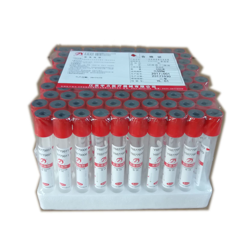 Blood Collection Tube - 100ชิ้น/ล็อต3Ml 5Ml 10Ml ทิ้งแก้วสูญญากาศไม่มี Anticoagulant สูญญากาศเลือดหลอด