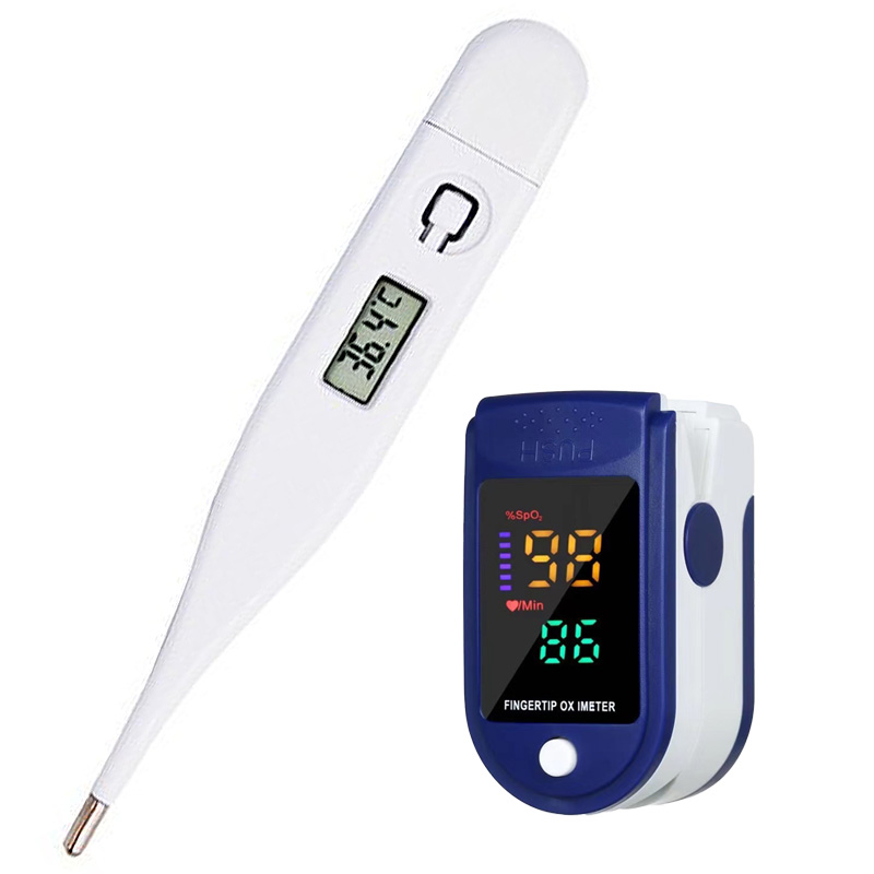 Digital Thermometer Infrared - เครื่องวัดอุณหภูมิในครัวเรือนเด็กผู้ใหญ่เครื่องวัดอุณหภูมิหูทางการแพทย์เครื่องวัดอุณหภูมิดิจิตอลเครื่องวัดอุณหภูมิไข้ PULSE Oximeter Finger Medical