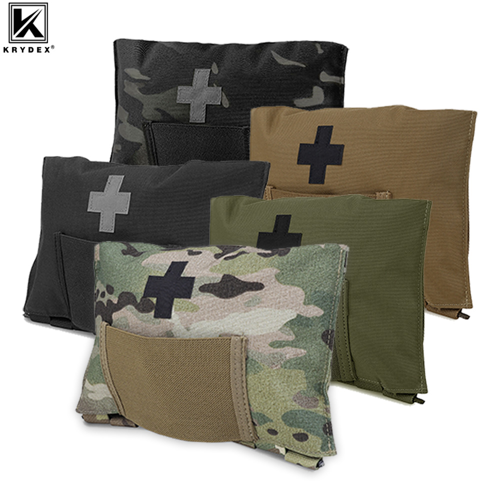 Medical Lab Kit - Krydex กระเป๋า kotak p3k แนวยุทธวิธีกระเป๋าจัดให้มีอุปกรณ์ทางการแพทย์ Molle