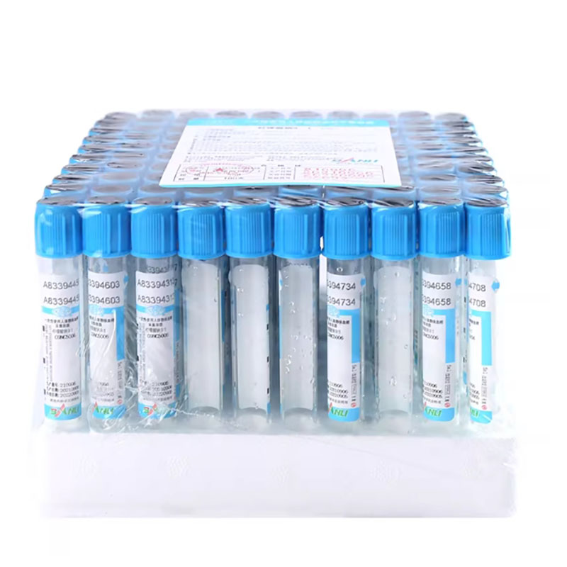 Blood Collection Tube - หลอดเก็บเลือดสุญญากาศแบบใช้แล้วทิ้งในห้องปฏิบัติการ โซเดียมซิเตรต 1:9 ปลอดเชื้อ 100 ชิ้น