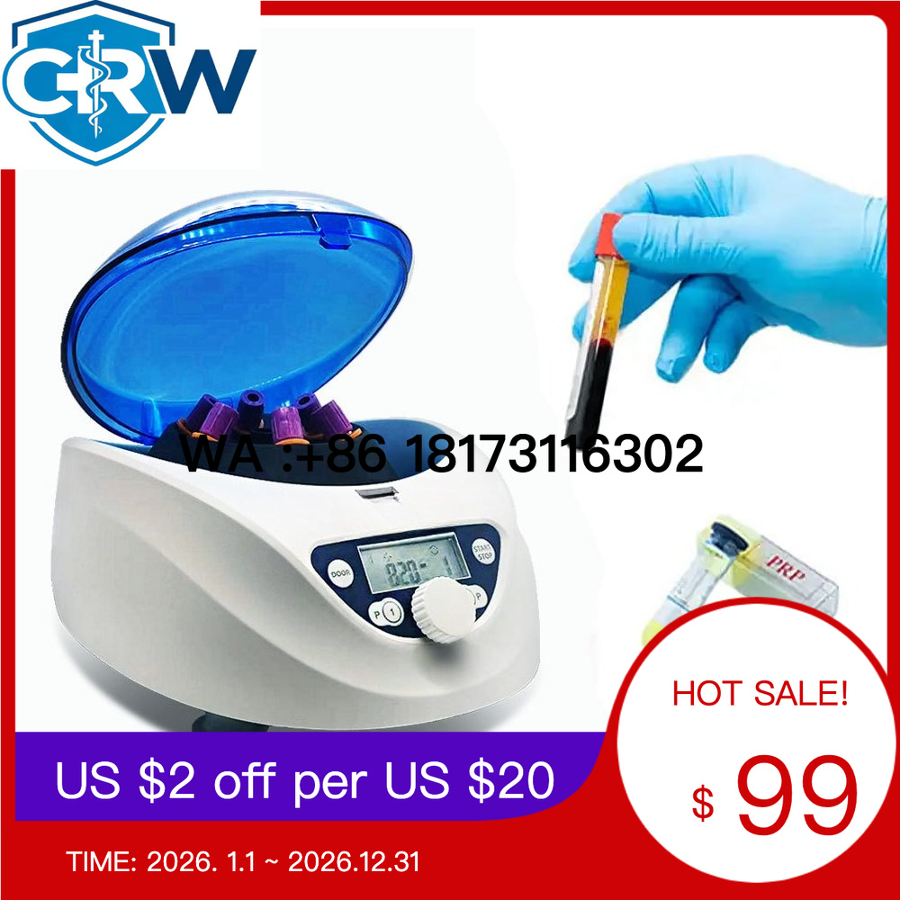 Medical Lab Kit - เครื่องปั่นเหวี่ยงไมโครเซนทริฟิวจ์สำหรับห้องปฏิบัติการ CRW ชุดอุปกรณ์ PRF เครื่องปั่นเหวี่ยงสำหรับห้องปฏิบัติการทางการแพทย์ เครื่องปั่นเหวี่ยง