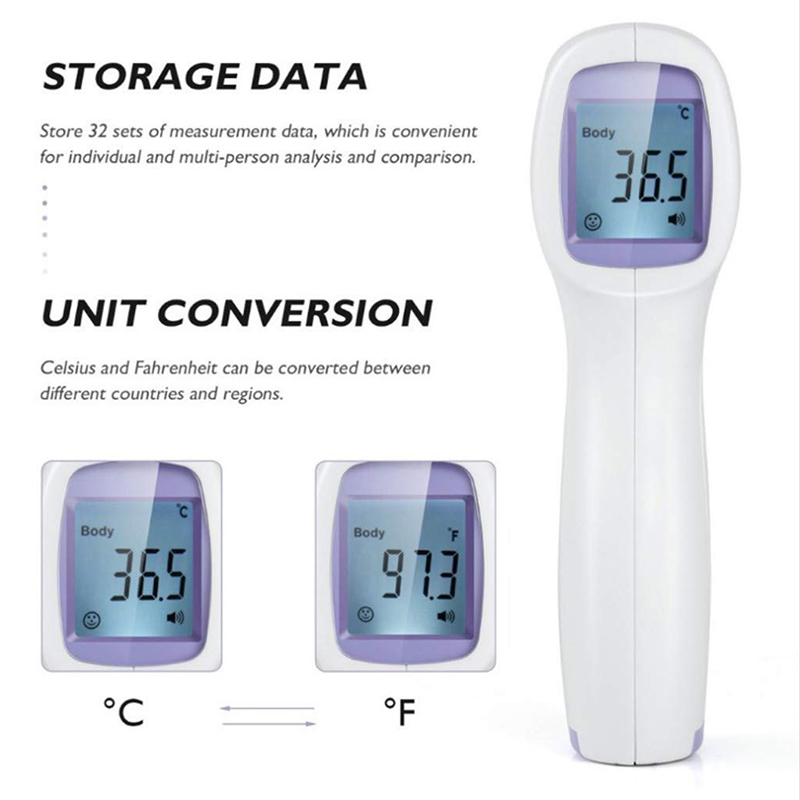 เครื่องวัดอุณหภูมิหน้าผากแบบไม - Digital Thermometer Infrared บทวิจารณ์และราคา
