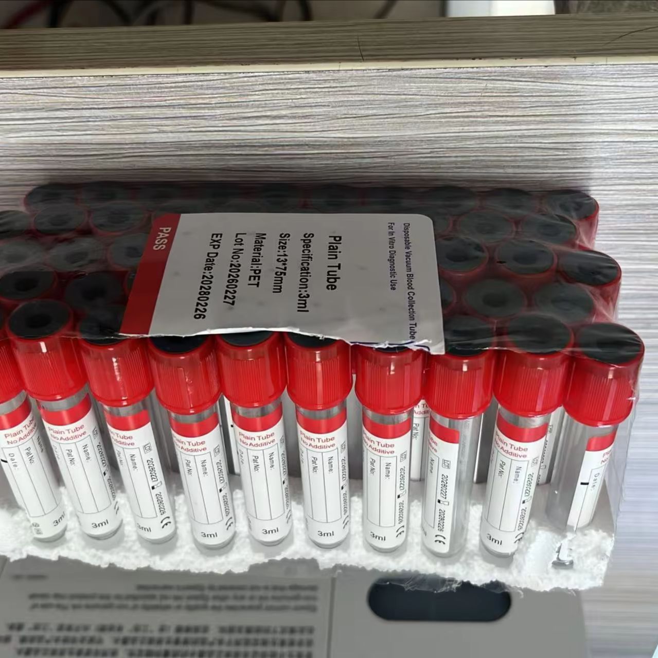 หลอดเก็บเลือดสุญญากาศแบบไม่มีส - Blood Collection Tube บทวิจารณ์และราคา