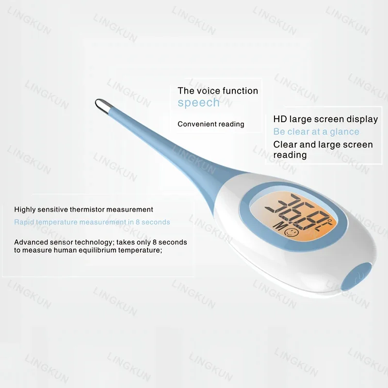 ซิลิโคน Fast 8S เครื่องวัดอุณห - Digital Thermometer Infrared บทวิจารณ์และราคา