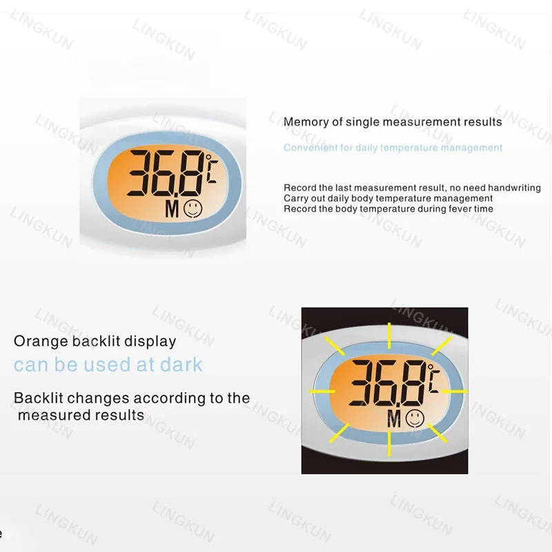 ซิลิโคน Fast 8S เครื่องวัดอุณห - Digital Thermometer Infrared บทวิจารณ์และราคา
