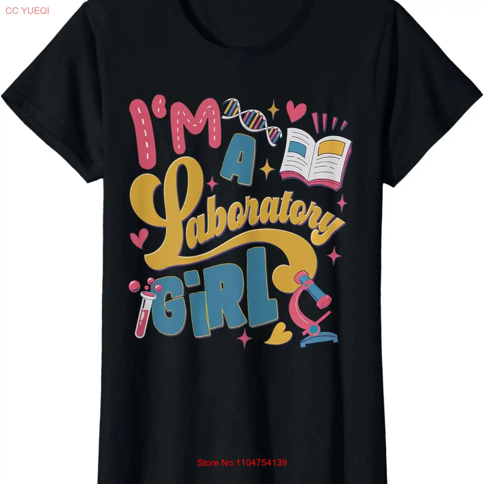 เสื้อยืดคอกลมสำหรับผู้หญิง I'm - Medical Lab Week บทวิจารณ์และราคา