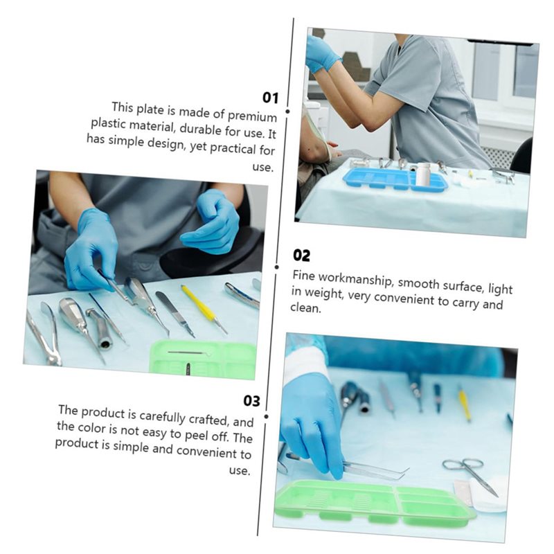 ถาดอุปกรณ์การแพทย์แบบแบ่งส่วนร - Medical Lab Upgrade บทวิจารณ์และราคา