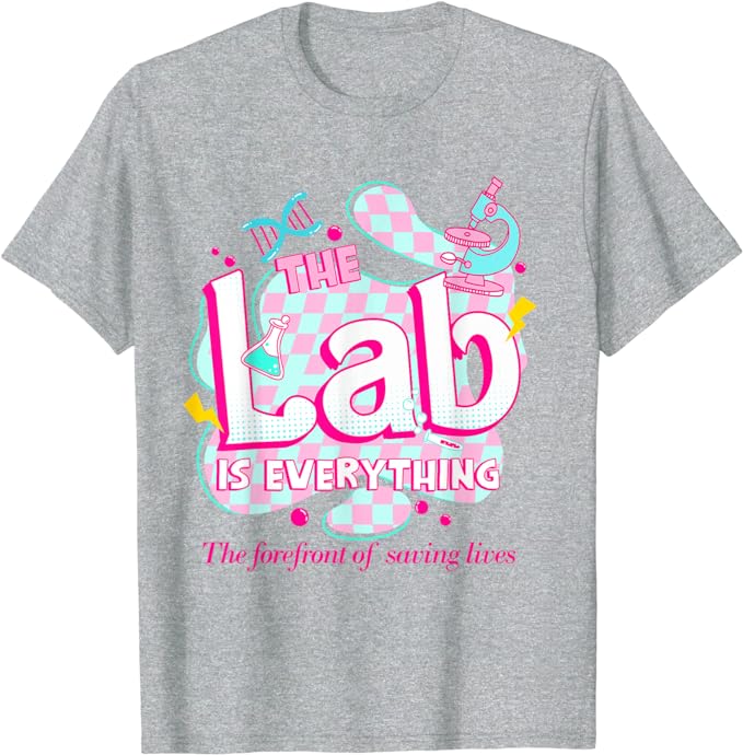 เสื้อยืดลายกราฟิกสำหรับทีมเทคน - Medical Lab Week บทวิจารณ์และราคา