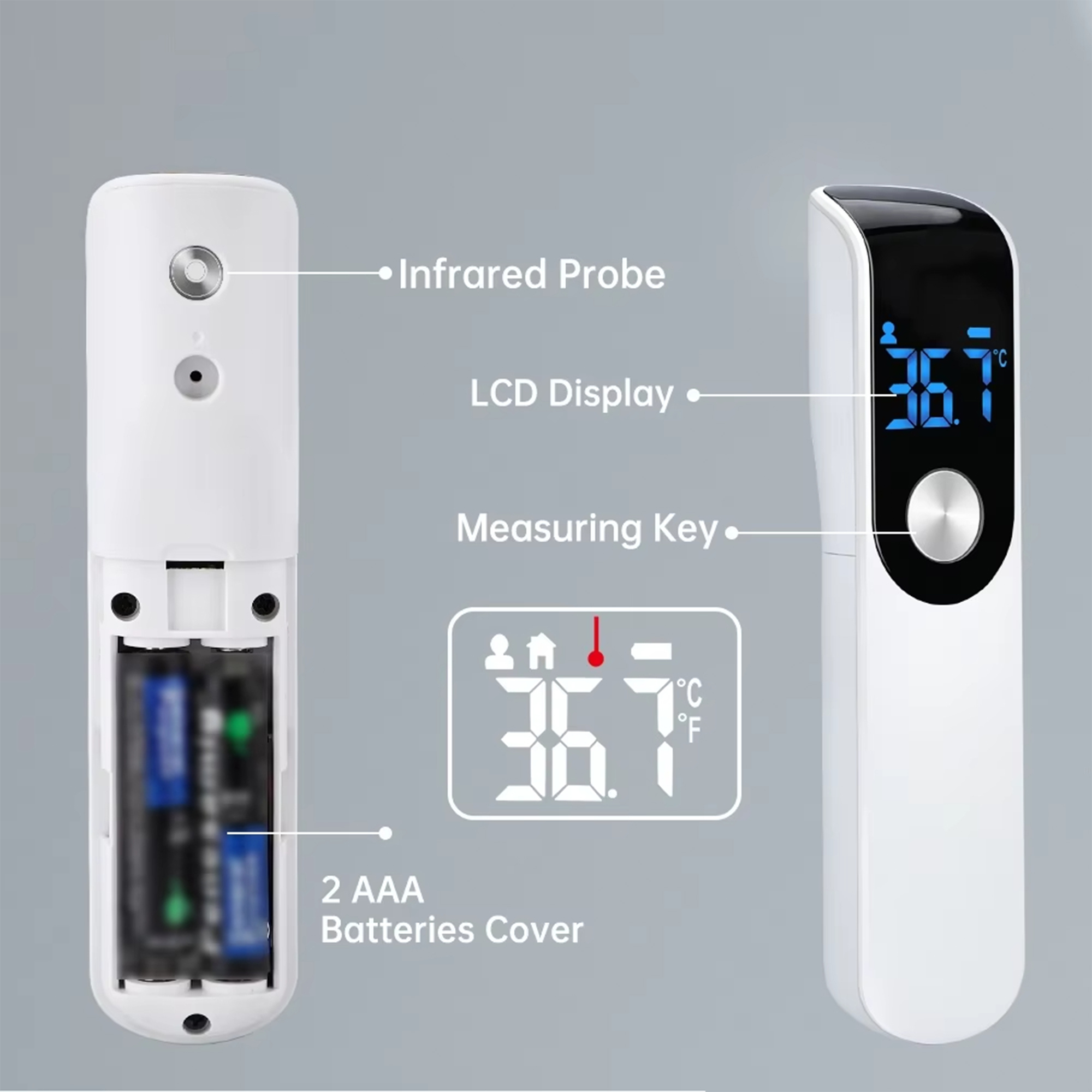 เครื่องวัดอุณหภูมิไข้อินฟราเรด - Digital Thermometer Infrared บทวิจารณ์และราคา