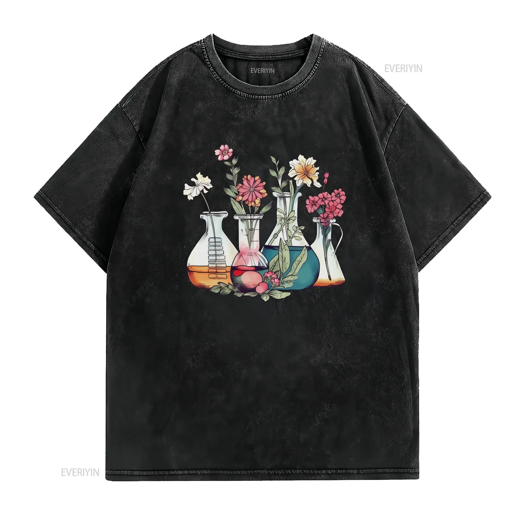เสื้อยืดลายดอกไม้สำหรับห้องปฏิ - Medical Laboratory Technician บทวิจารณ์และราคา