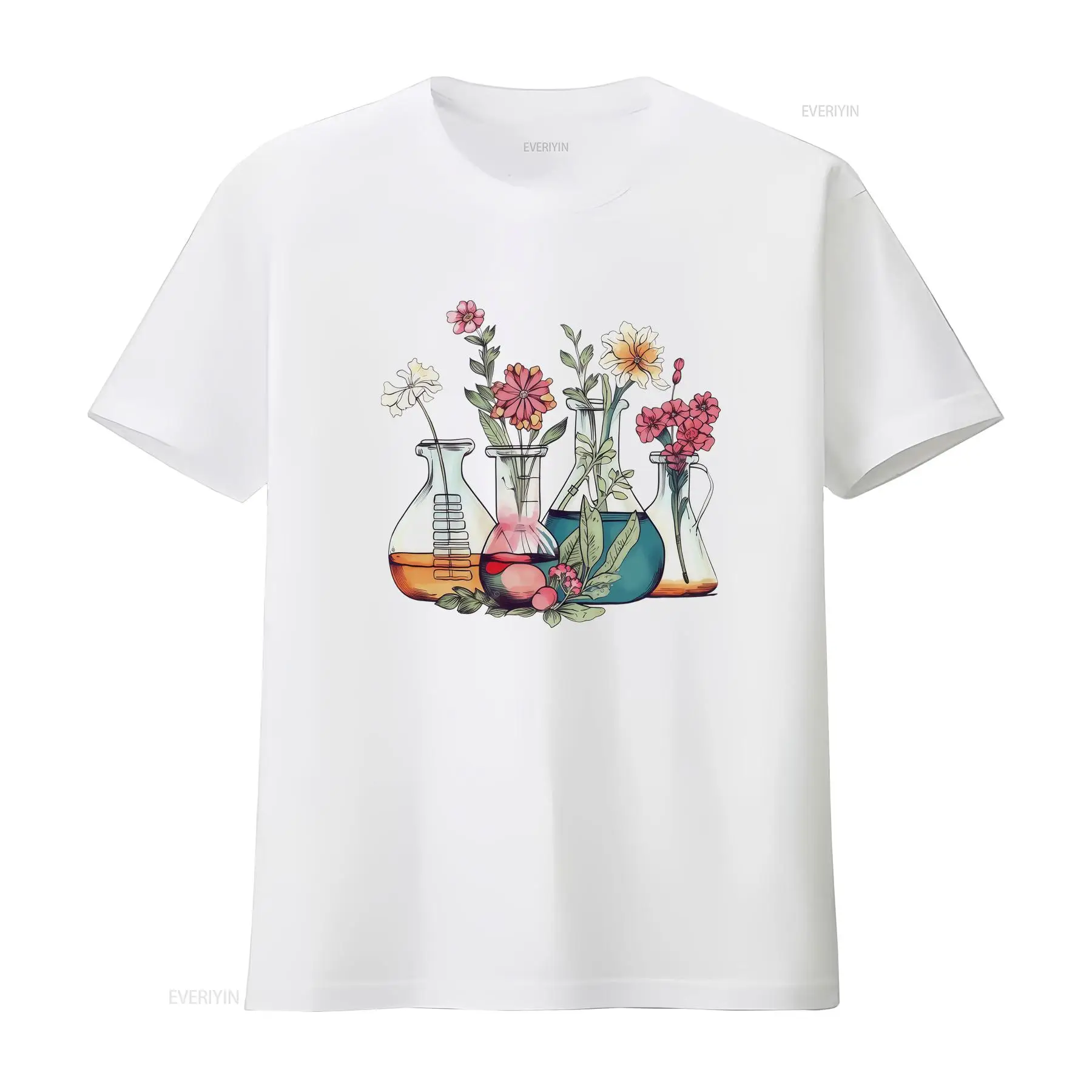 เสื้อยืดลายดอกไม้สำหรับห้องปฏิ - Medical Laboratory Technician บทวิจารณ์และราคา