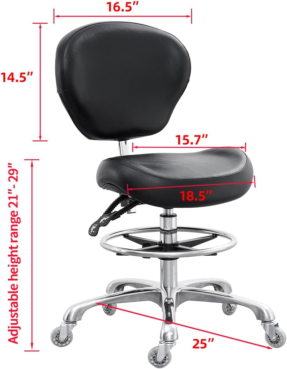 เก้าอี้เขียนแบบพร้อมพนักพิง ปร - Medical Lab Chair บทวิจารณ์และราคา