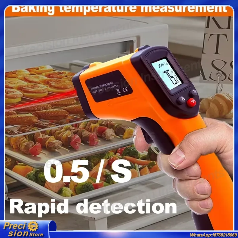 เครื่องวัดอุณหภูมิอินฟราเรดแบบ - Digital Thermometer Infrared บทวิจารณ์และราคา